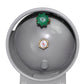 Flame King 100lb Empty Horizontal & Vertical Propane Cylinder with POL & Wheels
