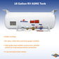 Flame King 16 Gal ASME RV Trailer Propane Cylinder Tank