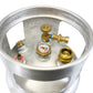 Flame King 33.5lb Aluminum Forklift Propane Tank Cylinder with Gauge