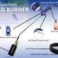 Flame King Propane Weed Burner Torch 340,000 BTU with Battery Operated Igniter