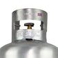 Flame King Lightweight Aluminum 40lb Propane Tank Cylinder Premium OPD Valve