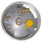 Flame King 43.5lb Aluminum Forklift Propane Tank Cylinder with Gauge