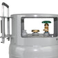Flame King 60lb Horizontal & Vertical Propane Cylinder Gauge POL & Wheels