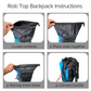 30L Waterproof Backpack – Roll-Top Dry Bag for Beach, Travel & Outdoor Gear