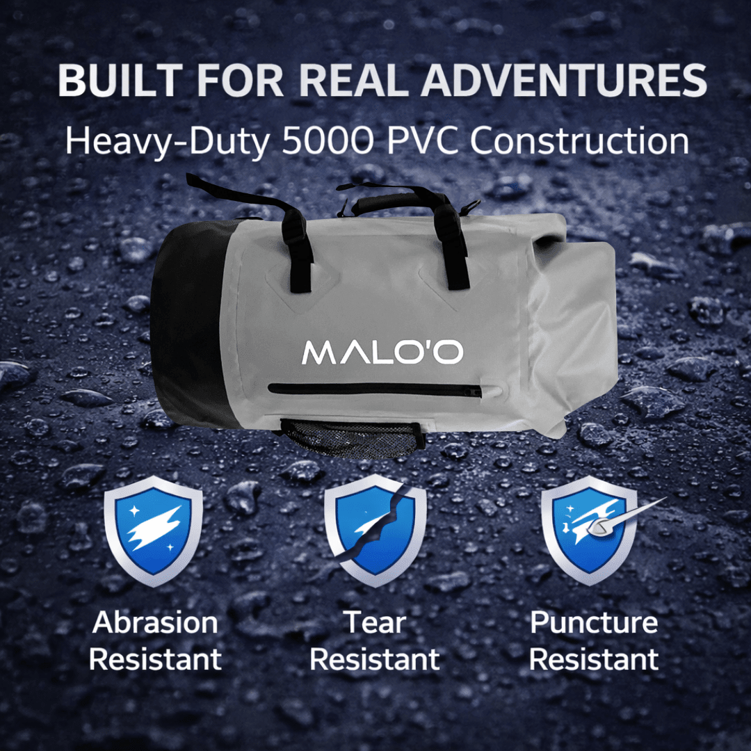 45L Waterproof Backpack – Roll-Top Dry Bag for Travel, Beach & Outdoor Gear