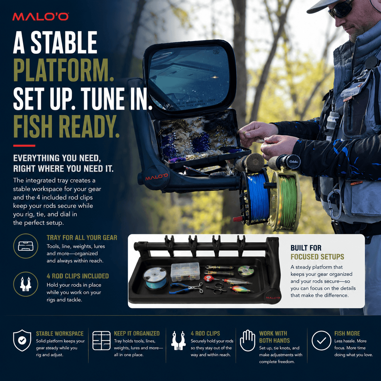 DryRack Fishing Rod Holder – Portable Rod Rack for Vehicle & Outdoor Use