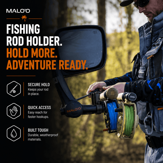 DryRack Fishing Rod Holder – Portable Rod Rack for Vehicle & Outdoor Use
