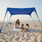 DualShade 10x10 Beach Canopy – Instant Sun Shelter & Vehicle-Mounted Awning