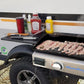 Flame King 17 inch LP Griddle with Small Regulator for RV pullout