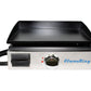 Flame King 17 inch LP Griddle with Small Regulator for RV pullout