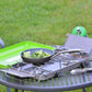 Flame King 2 Burner Portable Propane Gas Camping Stove Grill