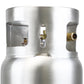 Flame King 33.5lb Aluminum Forklift Propane Tank Cylinder with Gauge