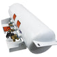 Flame King 5.9 Gallon ASME RV Trailer Propane Tank with Remote Valves & Solenoid