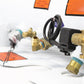 Flame King 5.9 Gallon ASME RV Trailer Propane Tank with Remote Valves & Solenoid