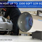 Flame King Forced Air Heater Portable Propane Tank Outdoor 60,000 BTU