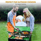 Flame King Portable 3 Burner Grill Propane Gas Camping Stove Toast Tray