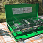 Flame King Portable 3 Burner Grill Propane Gas Camping Stove Toast Tray