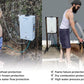 Flame King Tankless Outdoor Portable Camping Hot Shower Propane Gas 10L 2.64GPM Water Heater 68,000 BTU