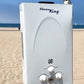 Flame King Tankless Outdoor Portable Camping Hot Shower Propane Gas 10L 2.64GPM Water Heater 68,000 BTU