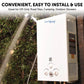 Flame King Tankless Outdoor Portable Camping Hot Shower Propane Gas 10L 2.64GPM Water Heater 68,000 BTU