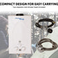 Flame King Tankless Outdoor Portable Camping Hot Shower Propane Gas 10L 2.64GPM Water Heater 68,000 BTU