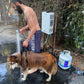 Flame King Tankless Outdoor Portable Camping Hot Shower Propane Gas 10L 2.64GPM Water Heater 68,000 BTU