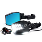 Off Road Side Mirror Pair With Sidewinder LED Pod Lights