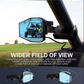 Off Road Side Mirror Pair With Sidewinder LED Pod Lights