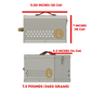 Reserve the Hekla now! The Hekla: 304 Stainless Steel LavaBox with Dual-Burner
