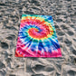 Tie Dye Rainbow Beach ECO Towel