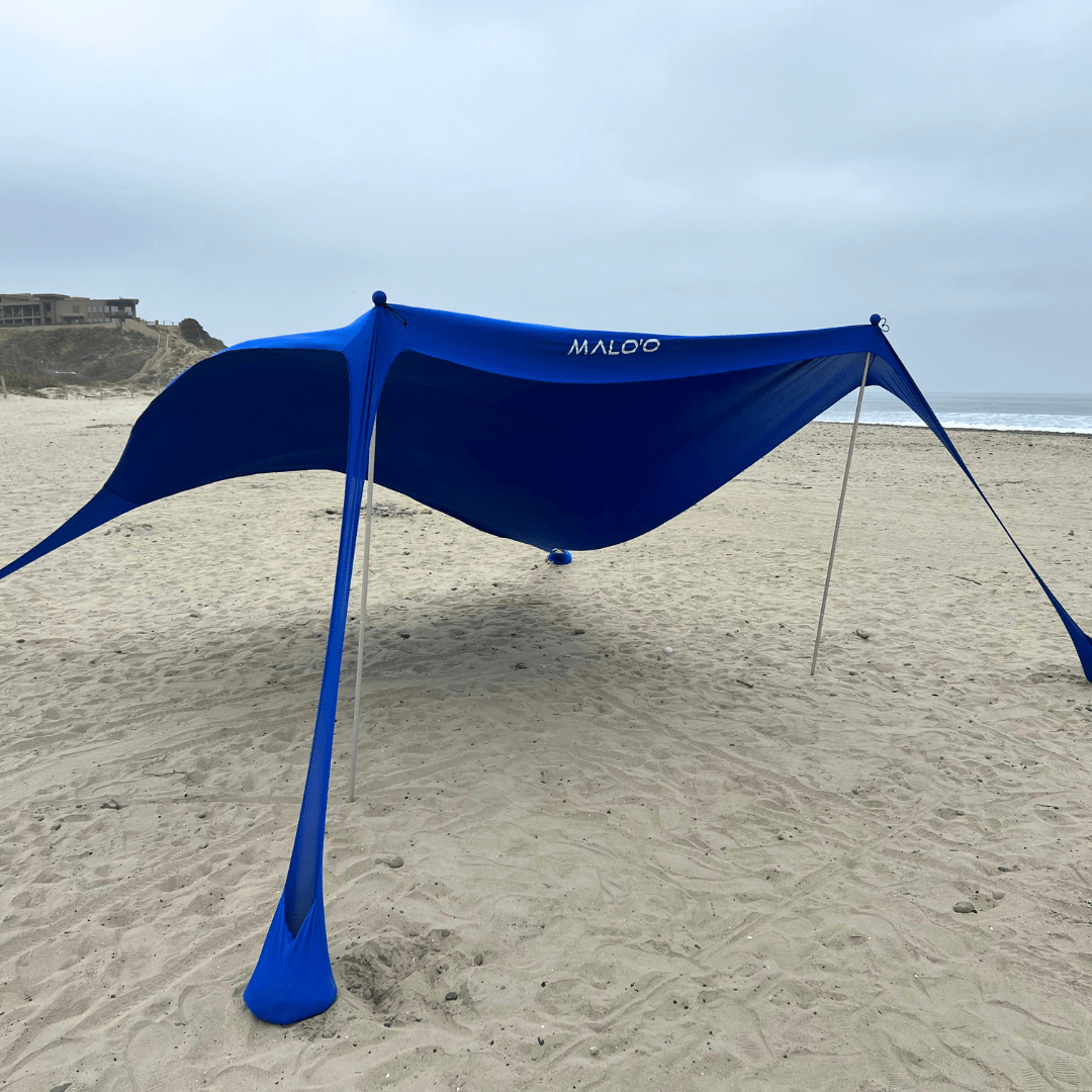 DualShade™ 10x10 - Instant beach shade. Vehicle-ready awning