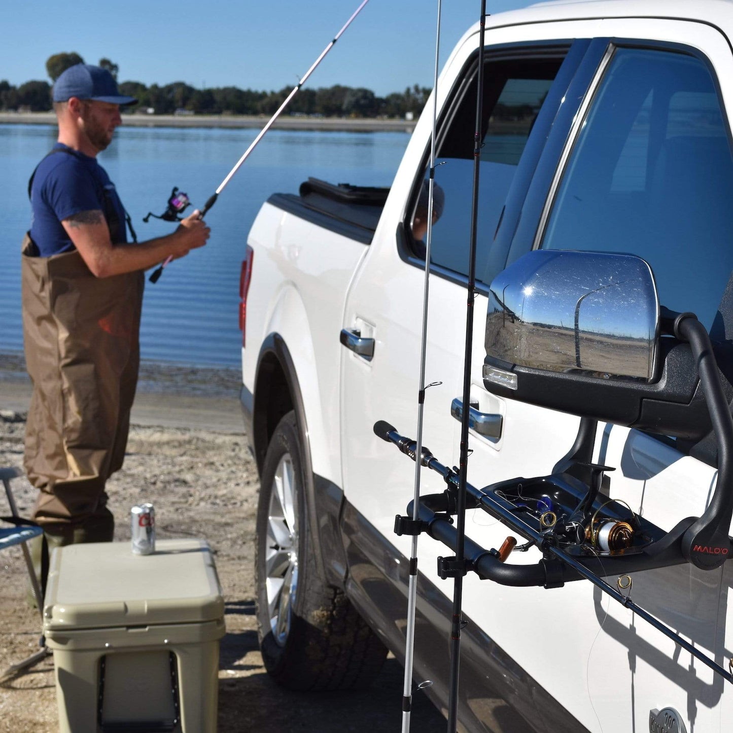 DryRack Fishing Rod Holder – Portable Rod Rack for Vehicle & Outdoor Use