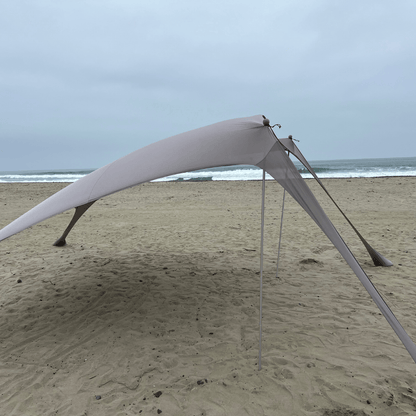 DualShade™ 10x10 - Instant beach shade. Vehicle-ready awning