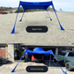 DualShade™ 10x10 - Instant beach shade. Vehicle-ready awning