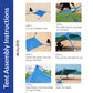 DualShade™ 10x10 - Instant beach shade. Vehicle-ready awning