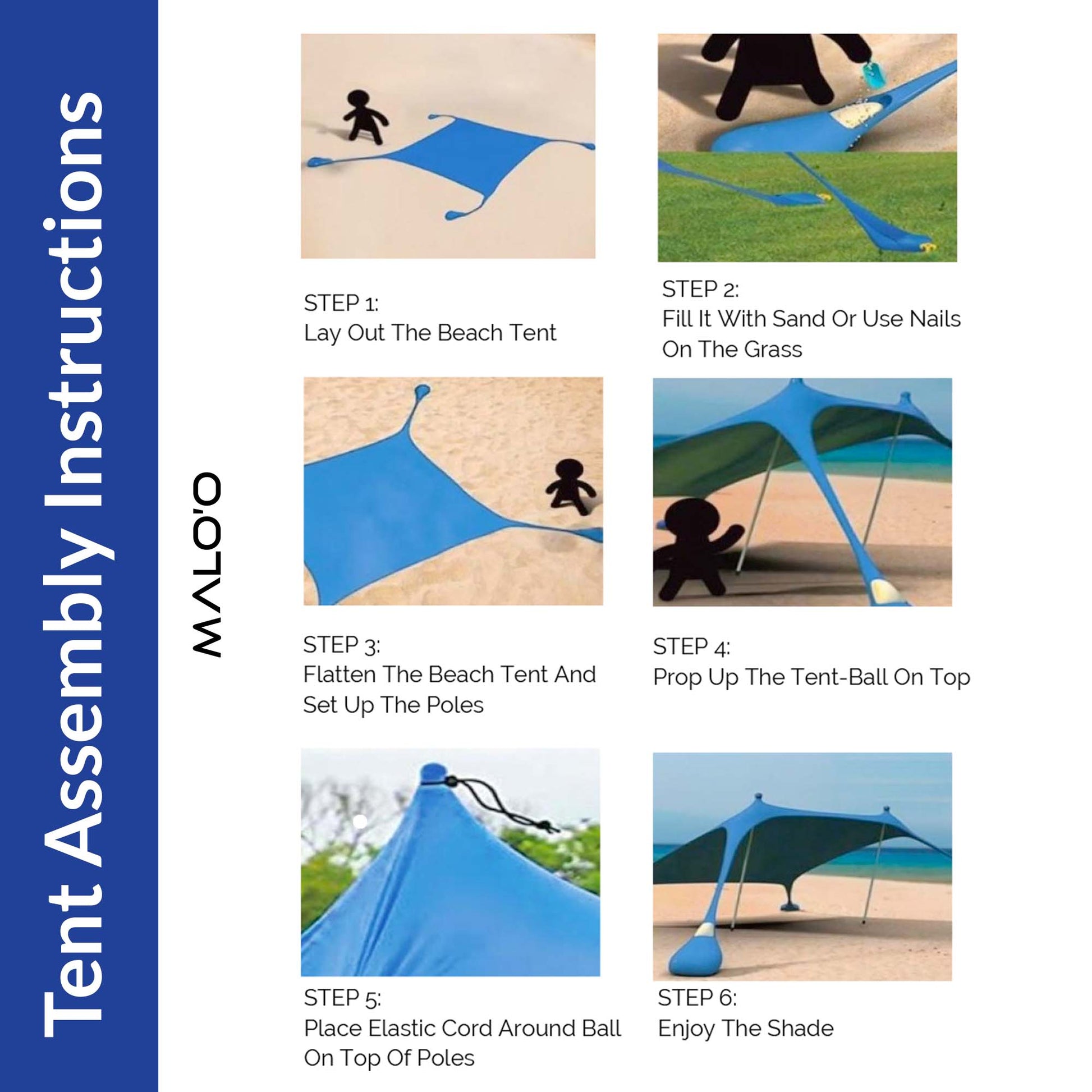 DualShade™ 10x10 - Instant beach shade. Vehicle-ready awning
