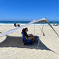 DualShade™ 10x10 - Instant beach shade. Vehicle-ready awning