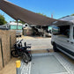 DualShade™ 10x10 - Instant beach shade. Vehicle-ready awning