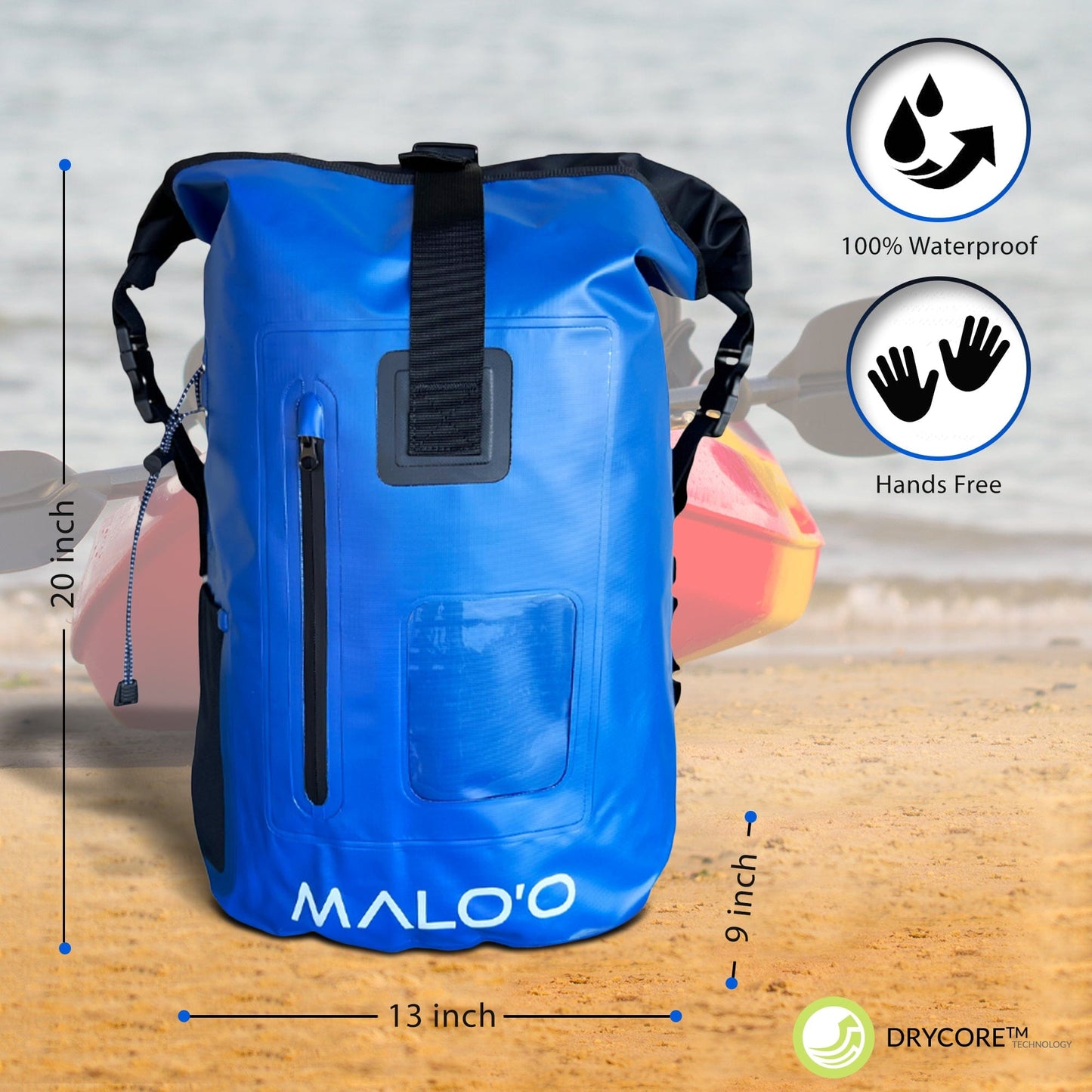 DryPack 40 Liter Waterproof Backpack