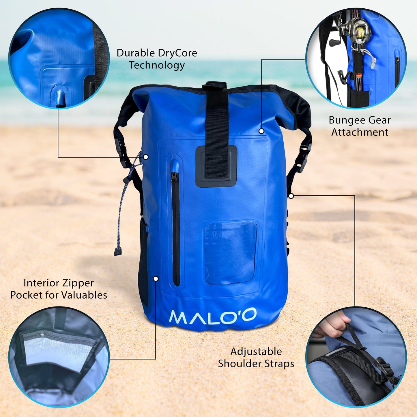 DryPack 40 Liter Waterproof Backpack