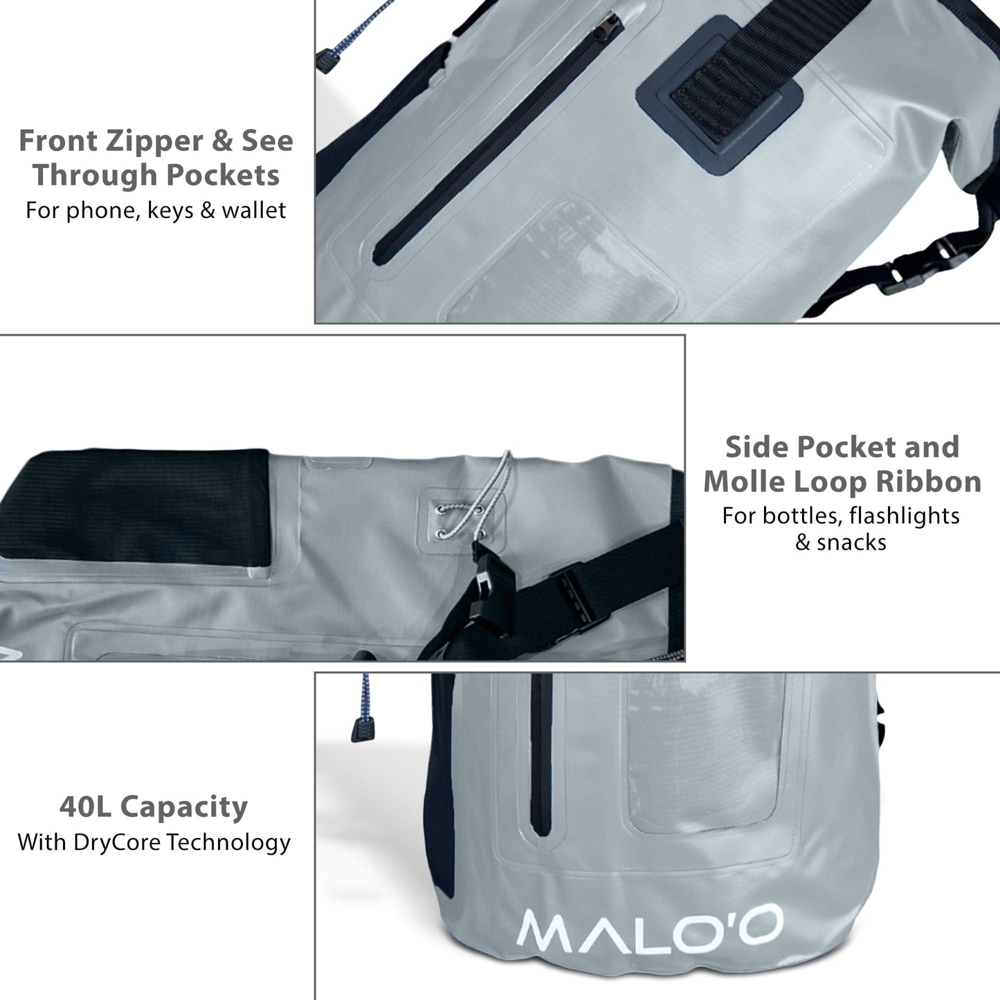 DryPack 40 Liter Waterproof Backpack
