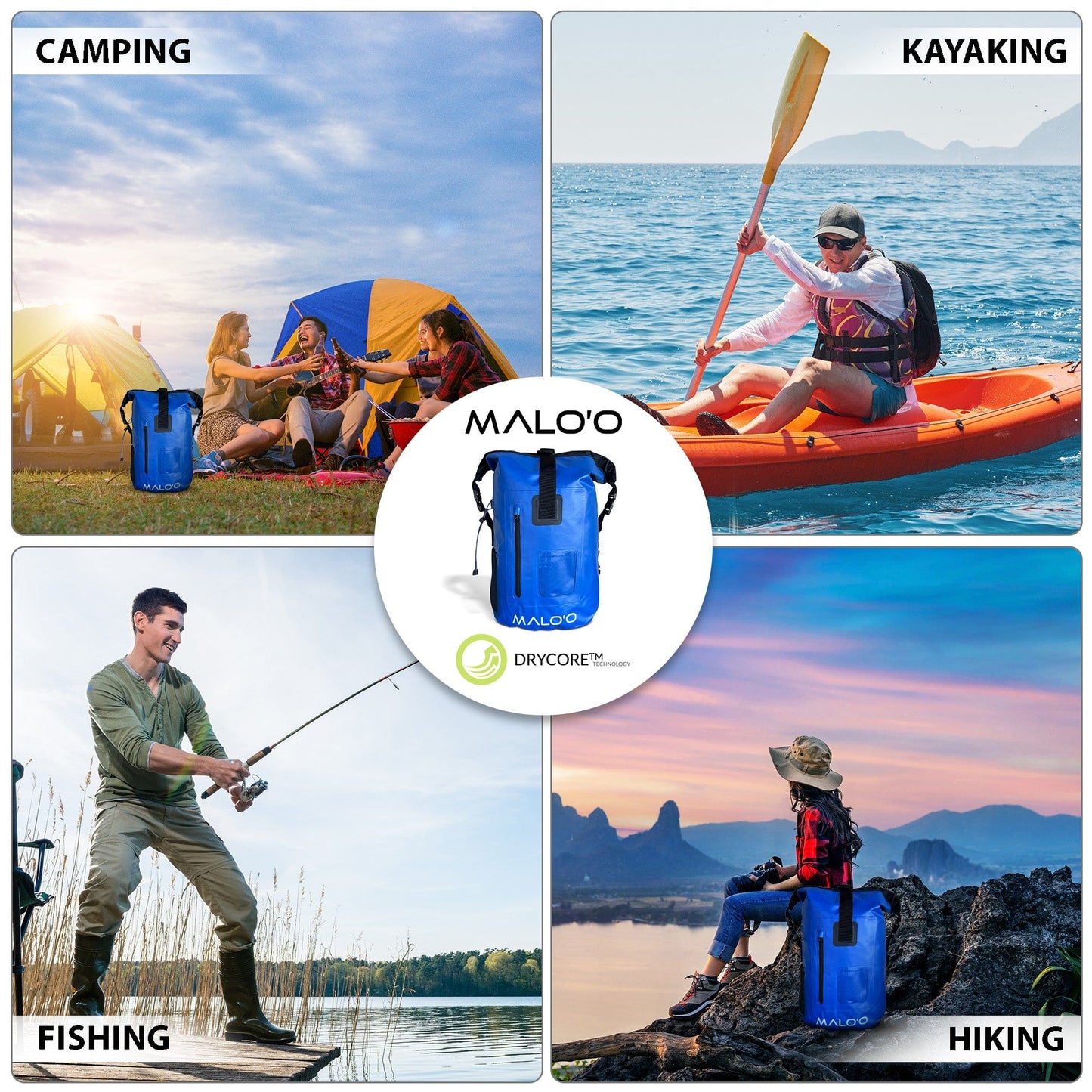 DryPack 40 Liter Waterproof Backpack