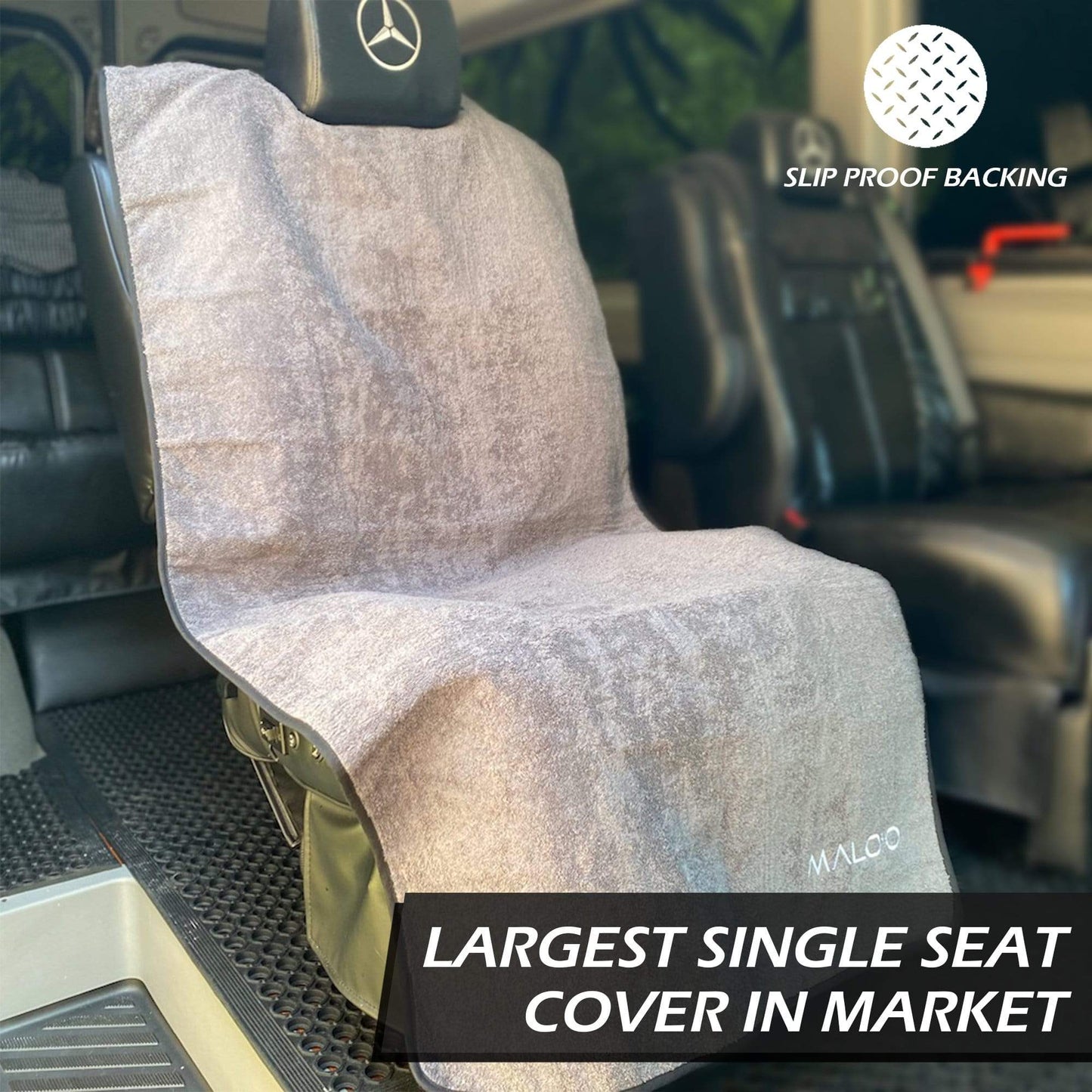 SeatGuard Terry Cloth Car Seat Cover (2-Pack) – Soft, Absorbent Seat Protector for Beach, Gym & Travel