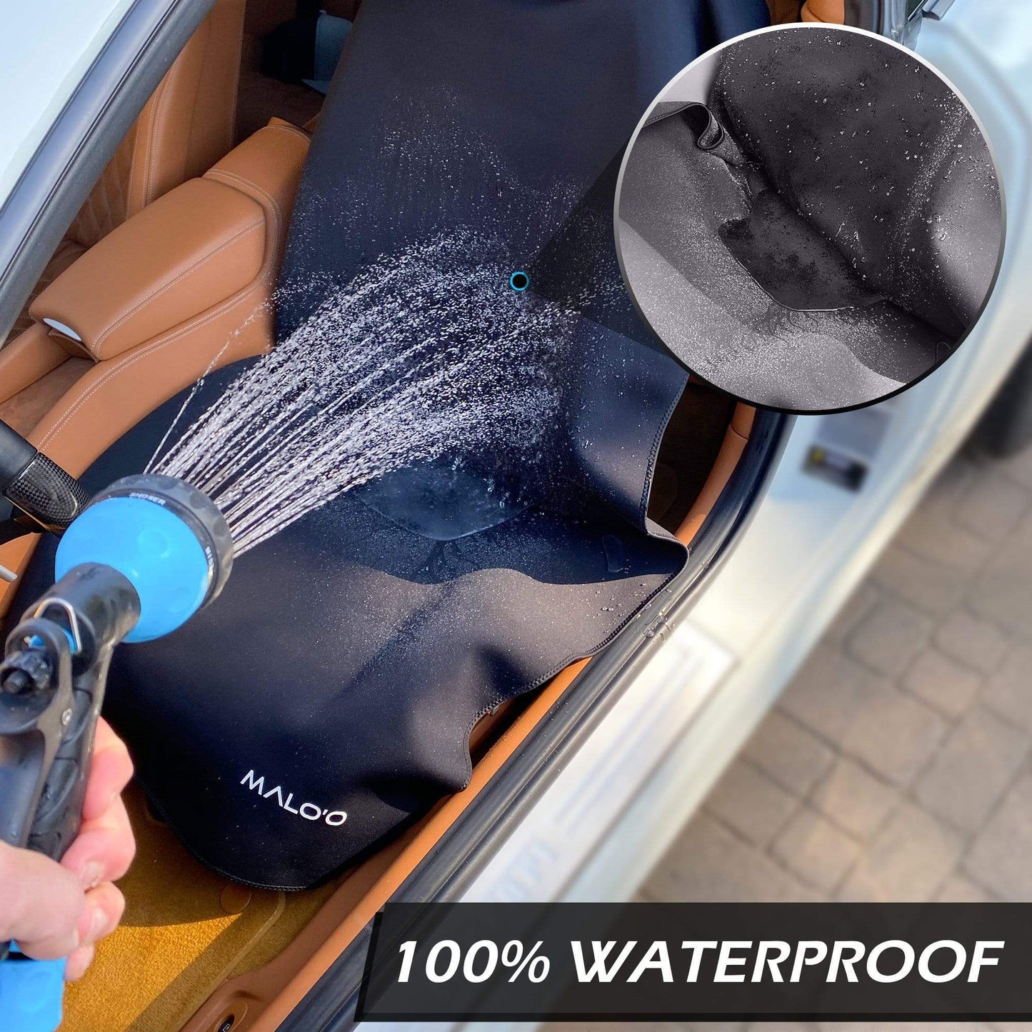 SeatGuard Non-Slip Waterproof Car Seat Cover (2-Pack) – Durable Seat Protector for Beach, Gym & Pets