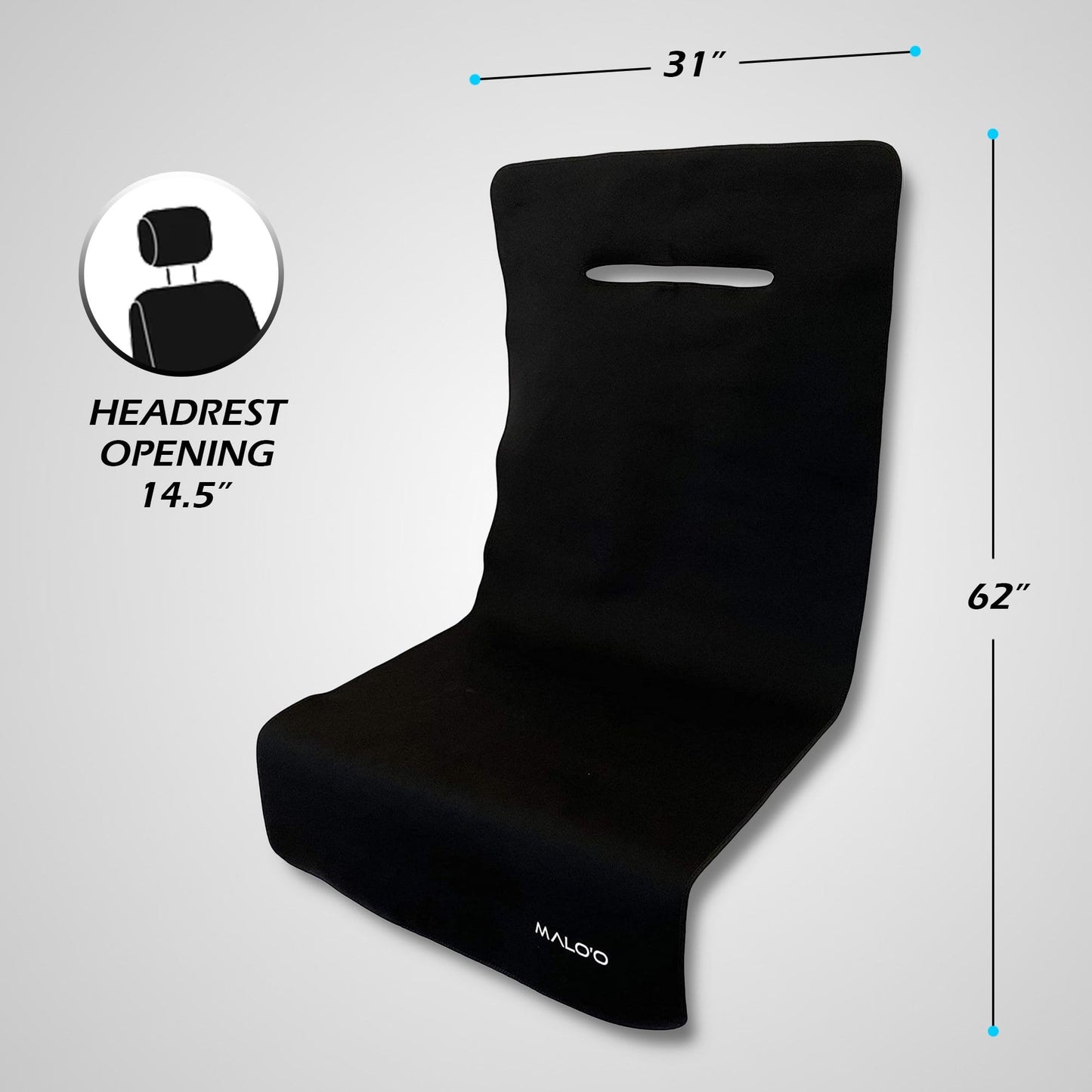 SeatGuard Non-Slip Waterproof Car Seat Cover (2-Pack) – Durable Seat Protector for Beach, Gym & Pets