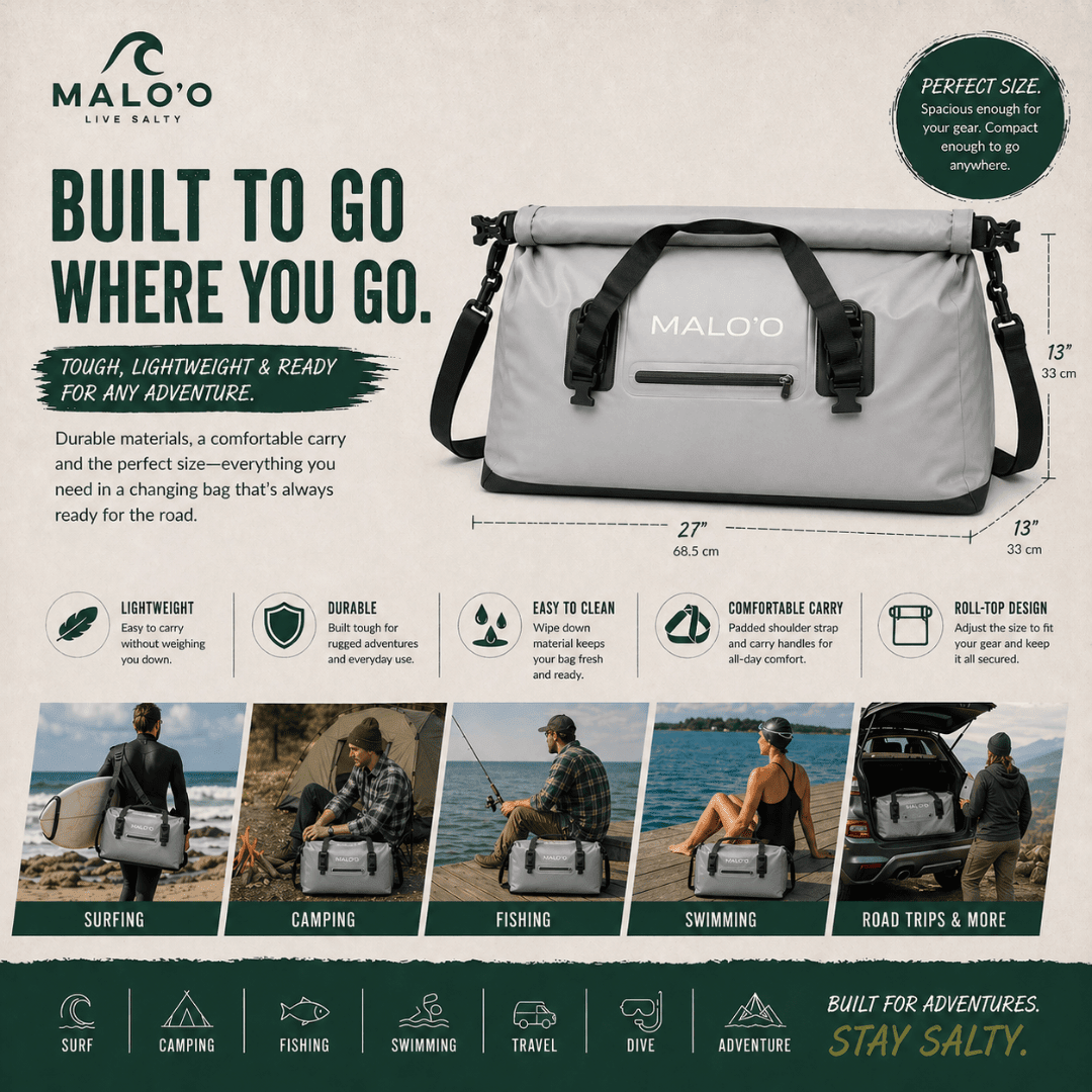 QuickChange Bag– Waterproof Wetsuit Changing Bag for Beach & Travel