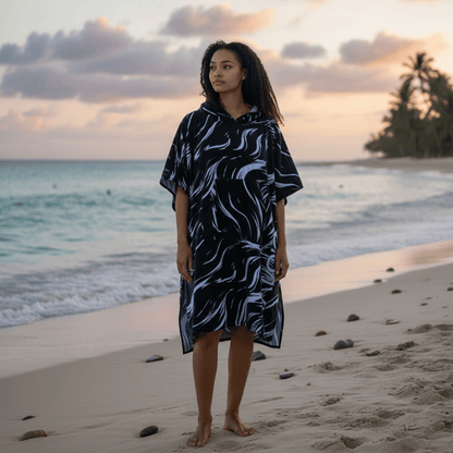 Mehana Changing Poncho – Quick-Dry Surf Poncho & Hooded Towel for Beach & Water Adventures