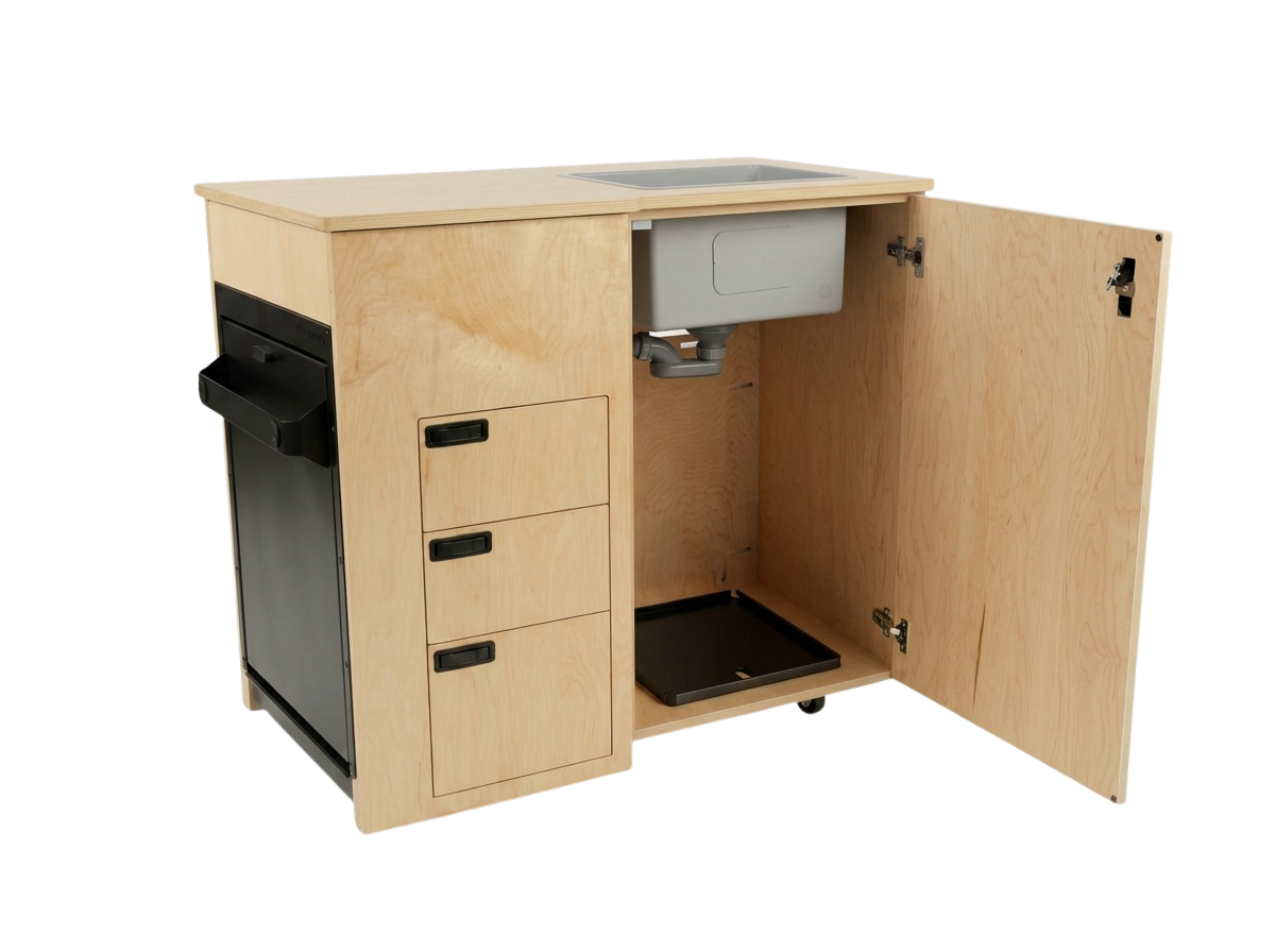 Shower Kitchen Cabinet