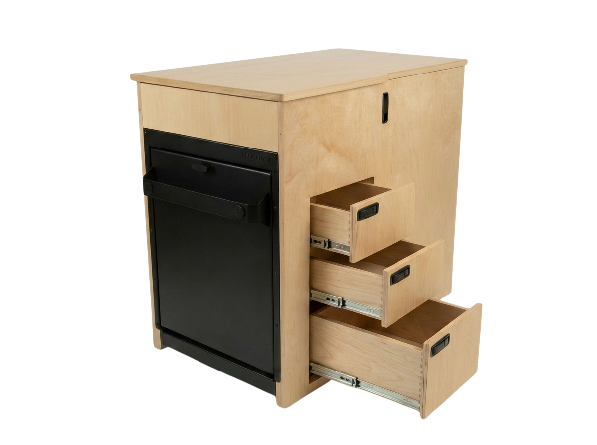 Shower Kitchen Cabinet