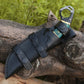 Spark Damascus EDC Knife with Micarta & Pakkawood Handle
